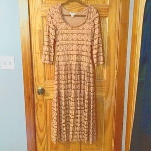 Sundance lace dress size Medium tan/desert color